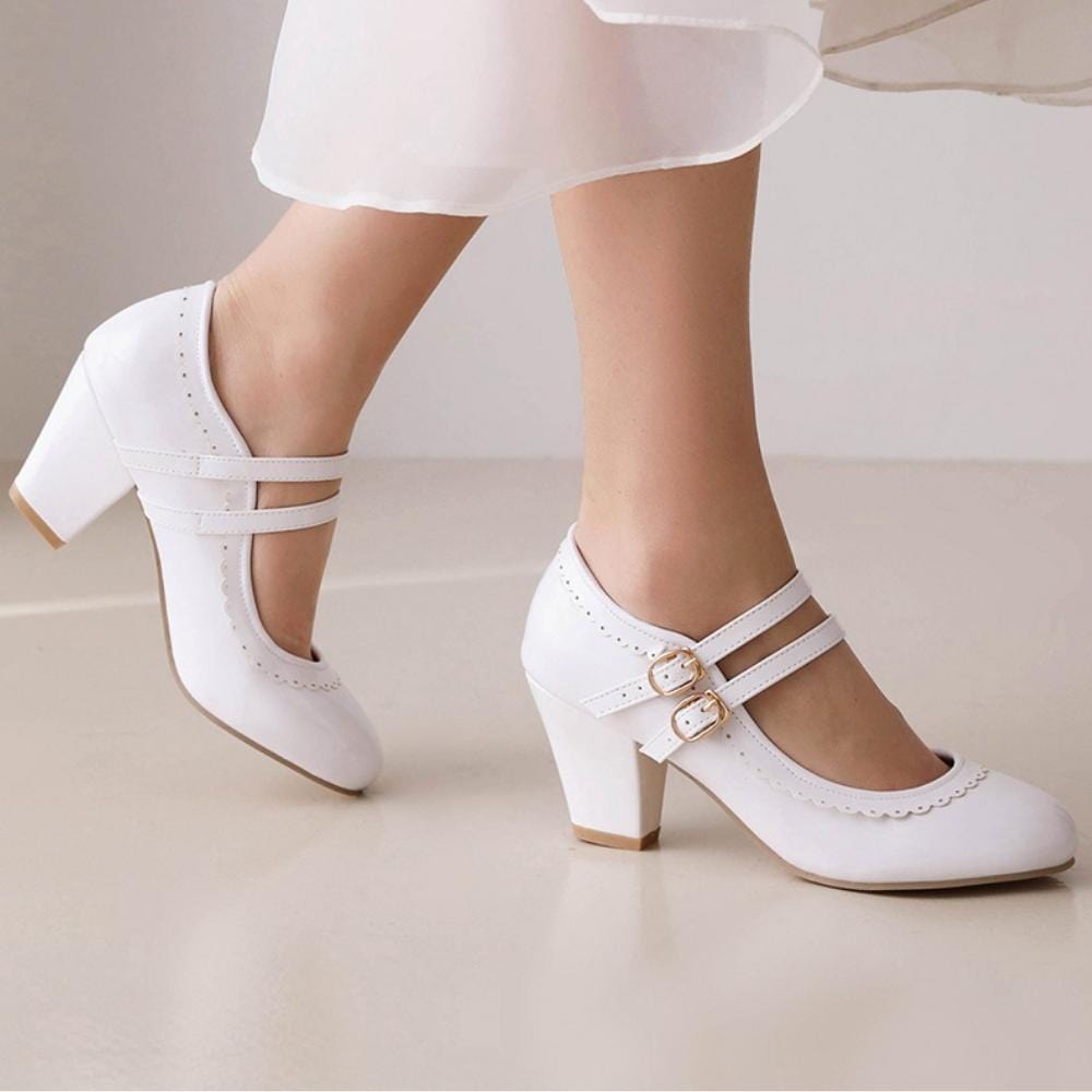 Chaussures Champêtres Pour Femme | Reine Rustique BLANC / 33