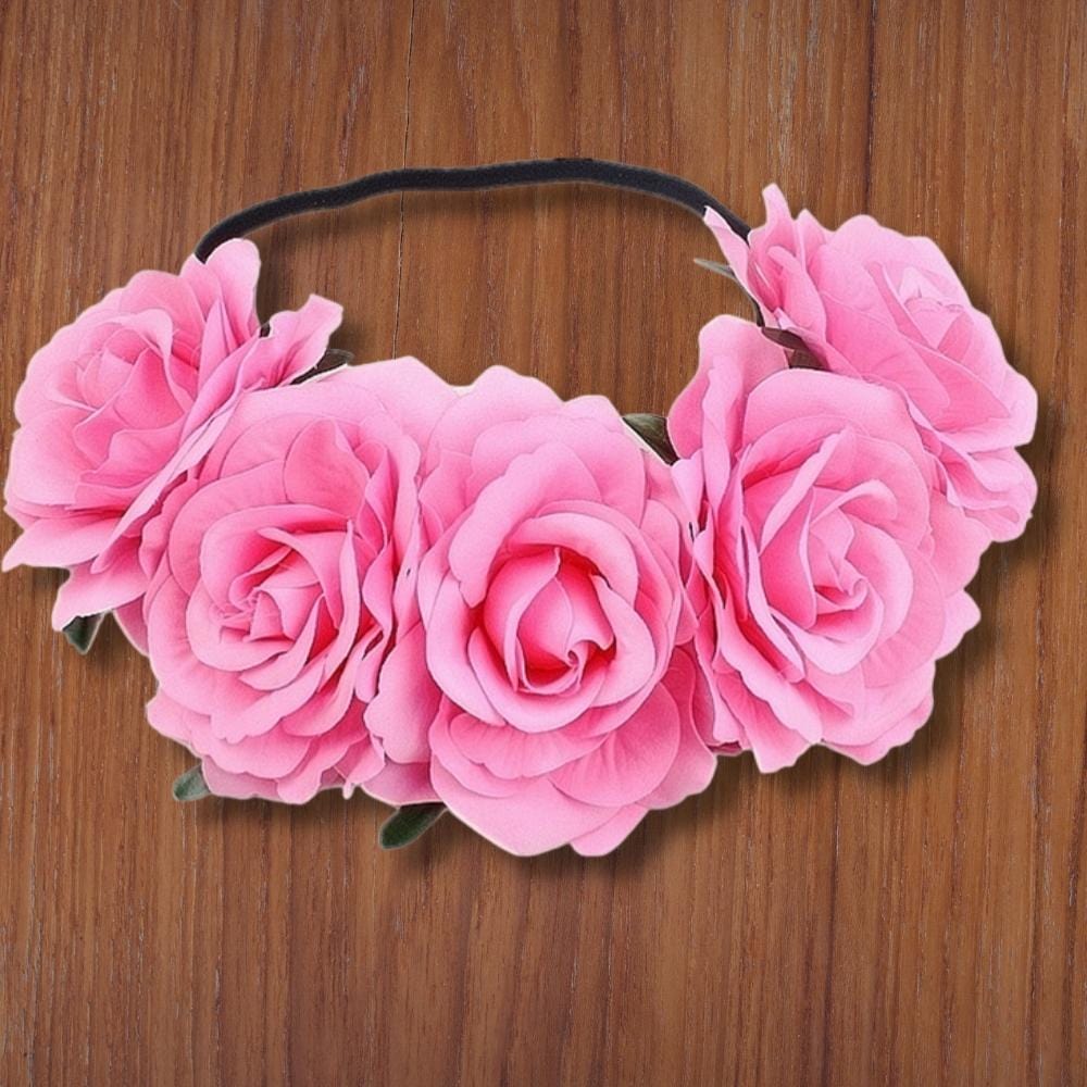 Couronne Bouquet Champêtre Pour Mariage | Reine Rustique ROSE