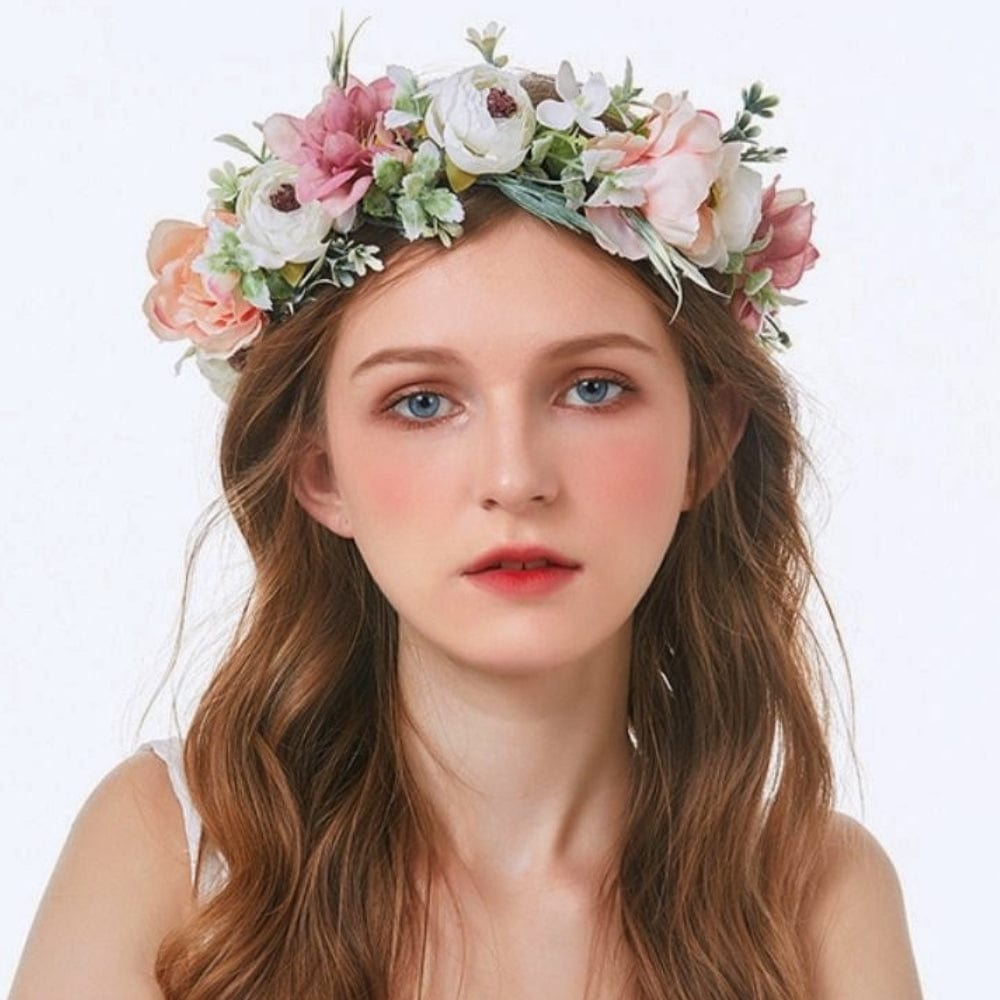 Couronnes De Fleurs Pour Cheveux | Reine Rustique