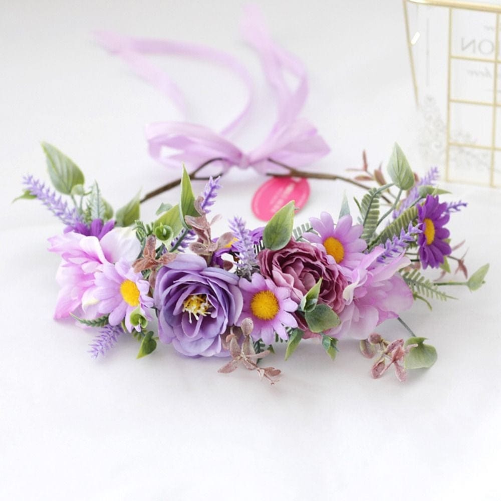 Couronnes de fleurs cheveux : l'accessoire parfait pour mariée Couronnes de fleurs cheveux : l'accessoire parfait pour mariée