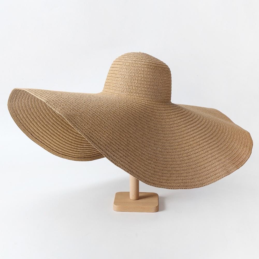 chapeau à paille à large bord français femmes chapeau soleil - Belgium