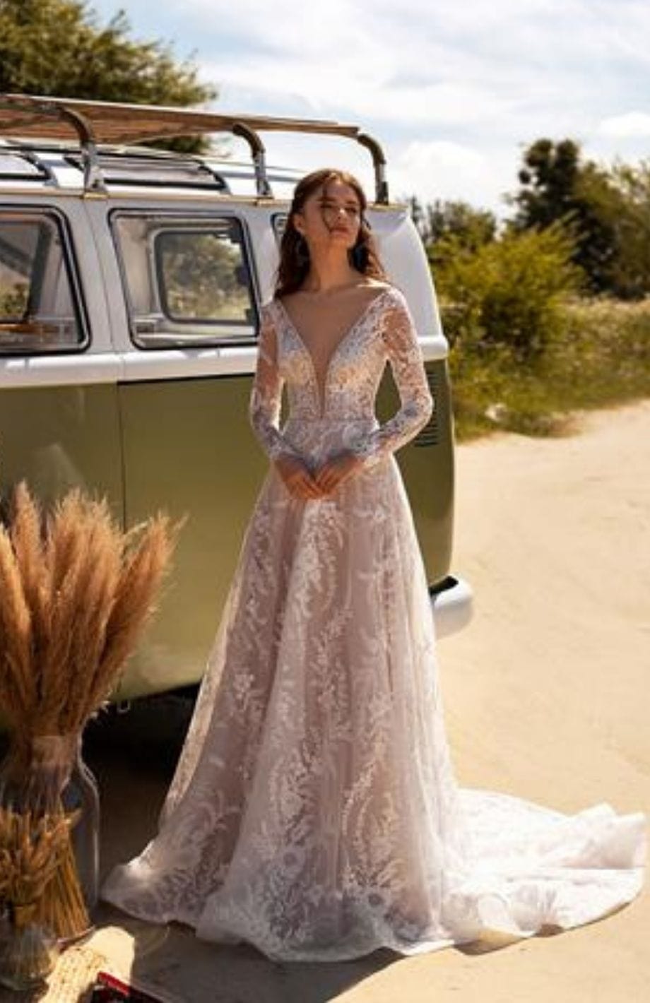 Hippie Robe Mariée Bohème | Reine Rustique