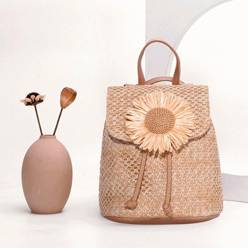 Mini Sac À Paille | Reine Rustique KAKI