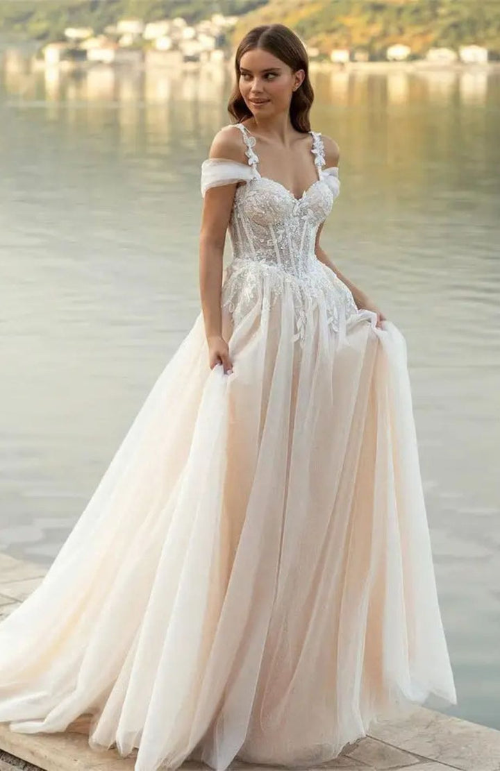 Robe de Mariée Bohème en Dentelle