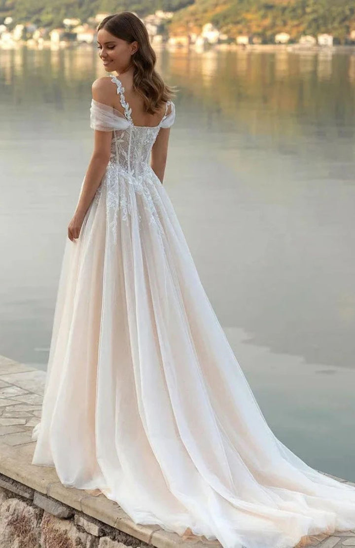 Robe de Mariée Bohème en Dentelle