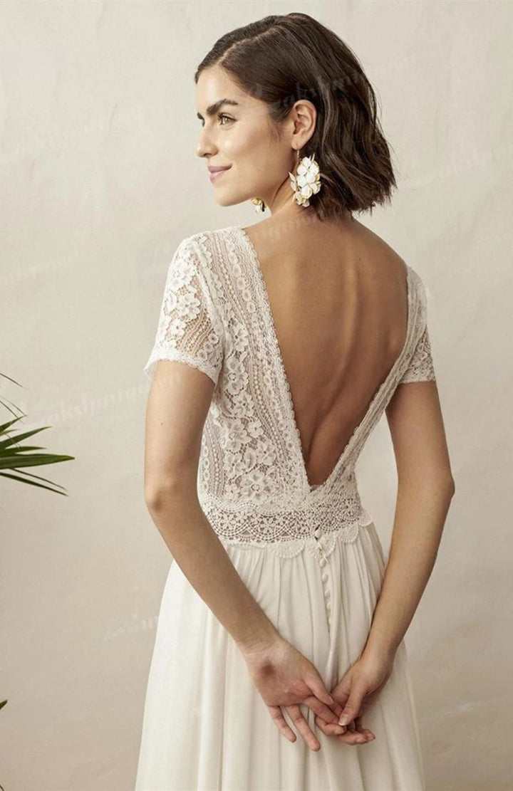Robe Blanche Bohème Longue