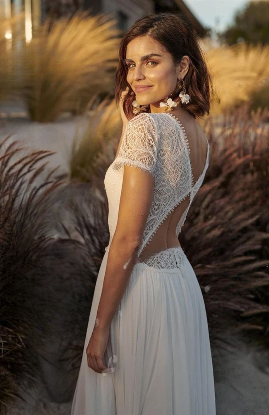 Robe Blanche Bohème Longue