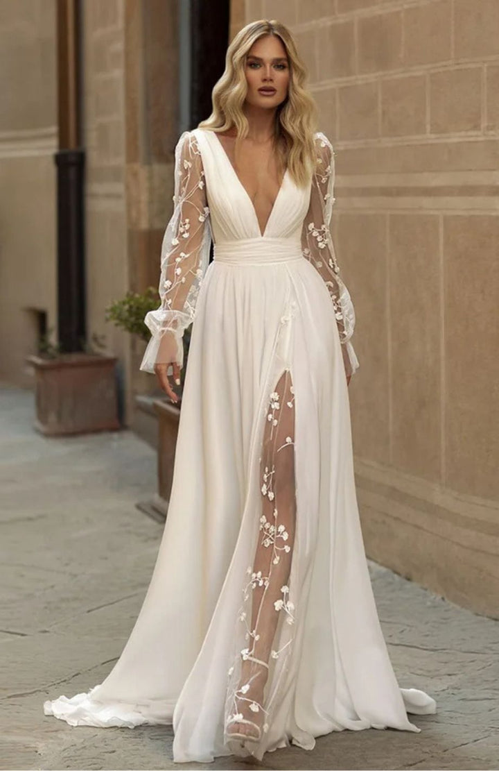 Robe Blanche Boho Chic