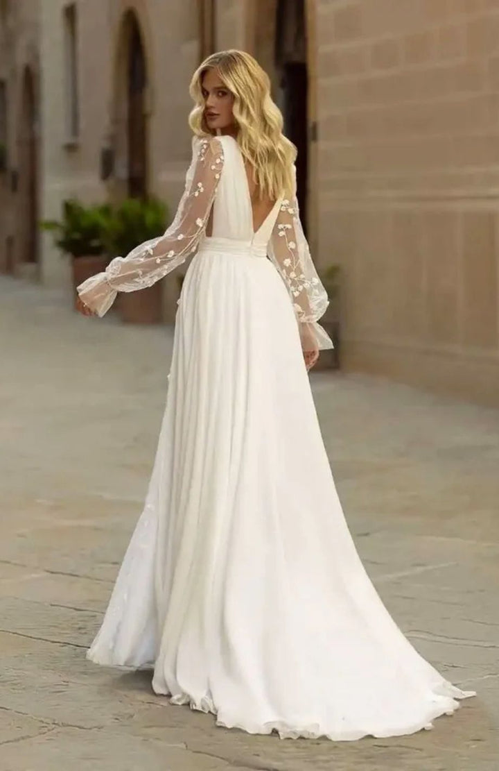 Robe Blanche Boho Chic