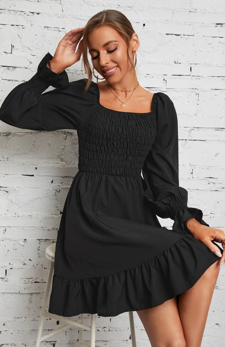 Robe Blanche Champêtre Courte