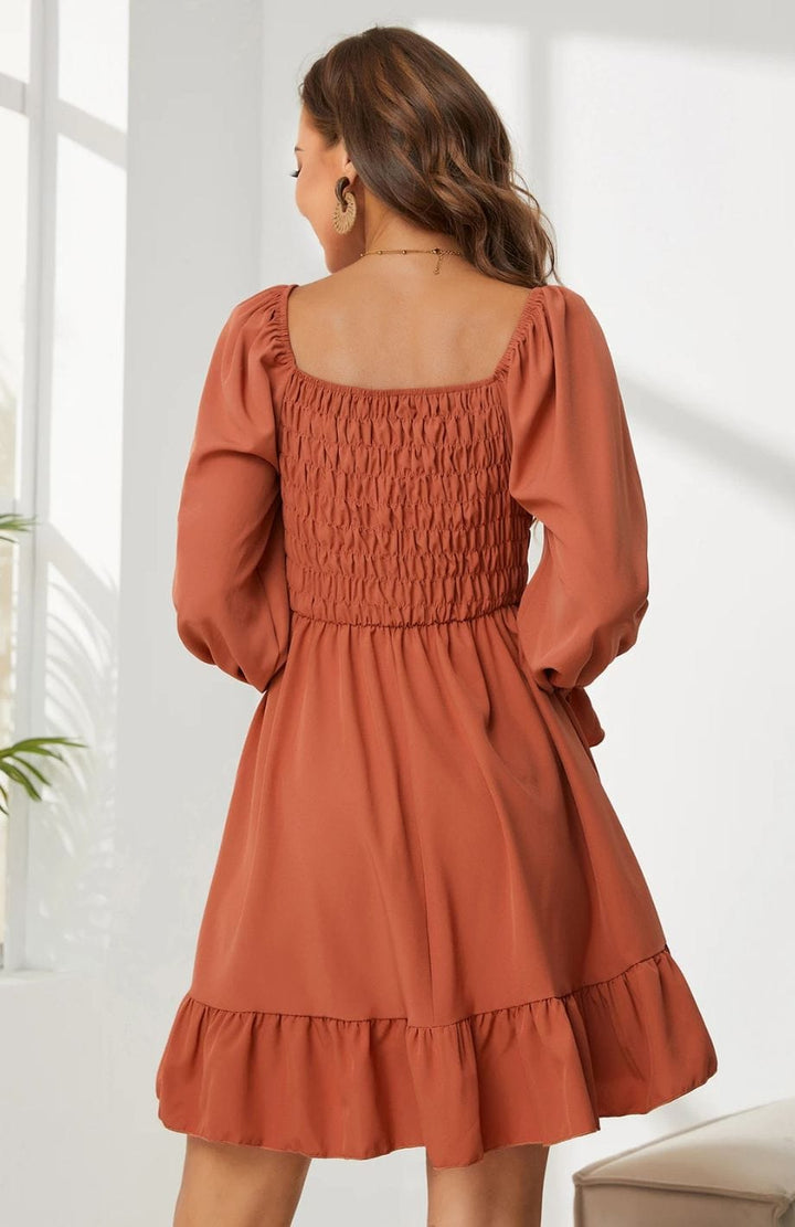 Robe Blanche Champêtre Courte