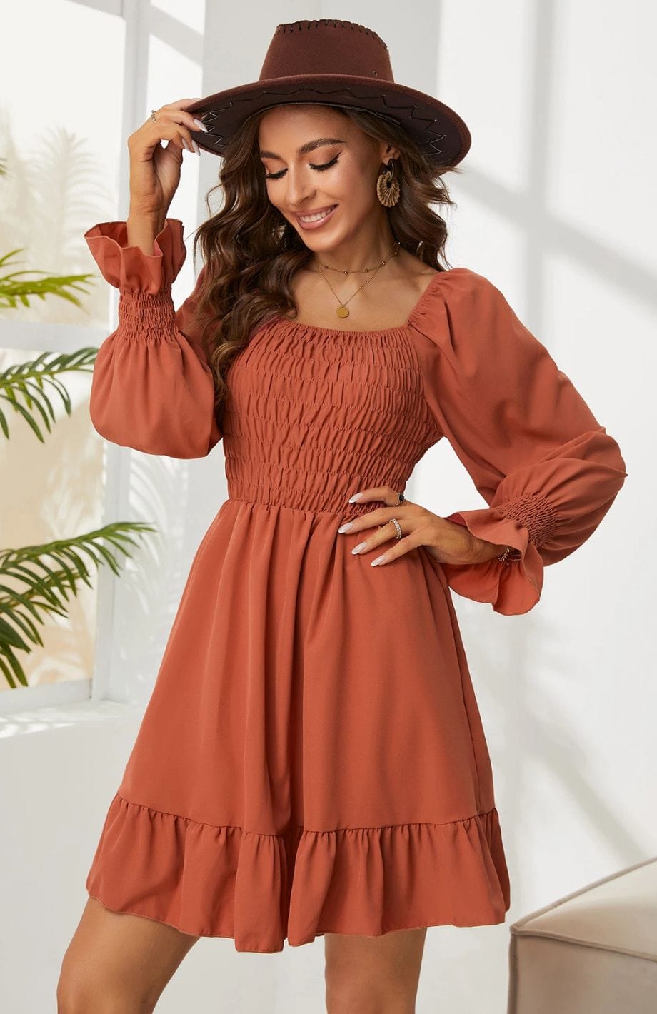 Robe Blanche Champêtre Courte