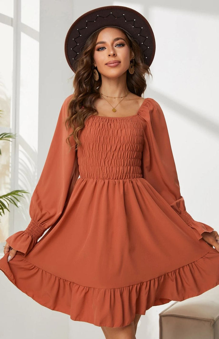Robe Blanche Champêtre Courte