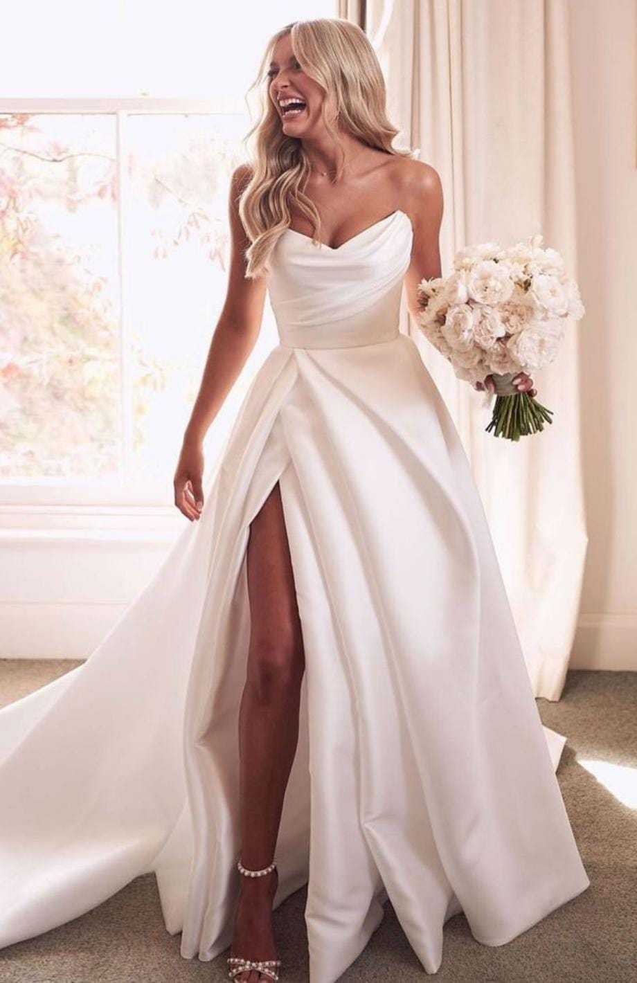 Robe Blanche Champêtre | Reine Rustique