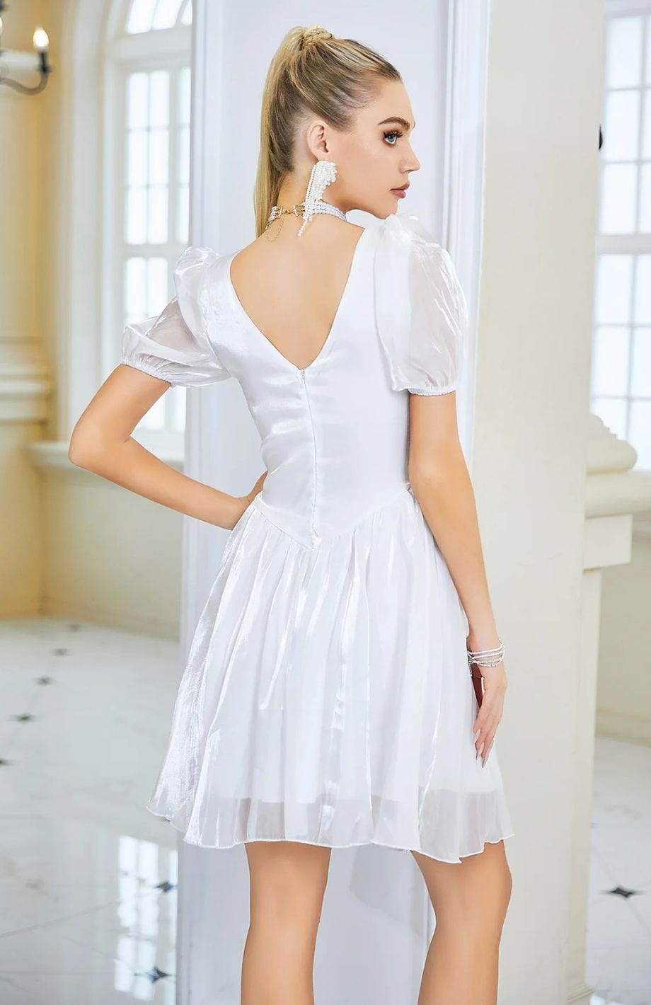 Robe Blanche Courte | Reine Rustique