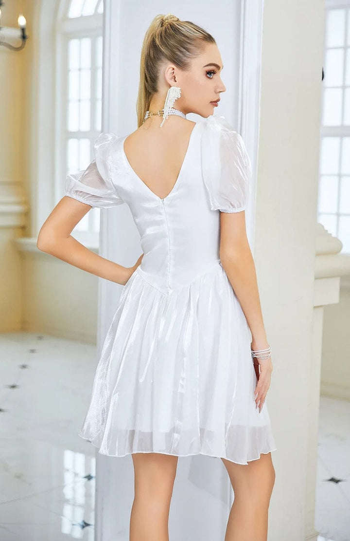 Robe Blanche Courte | Reine Rustique