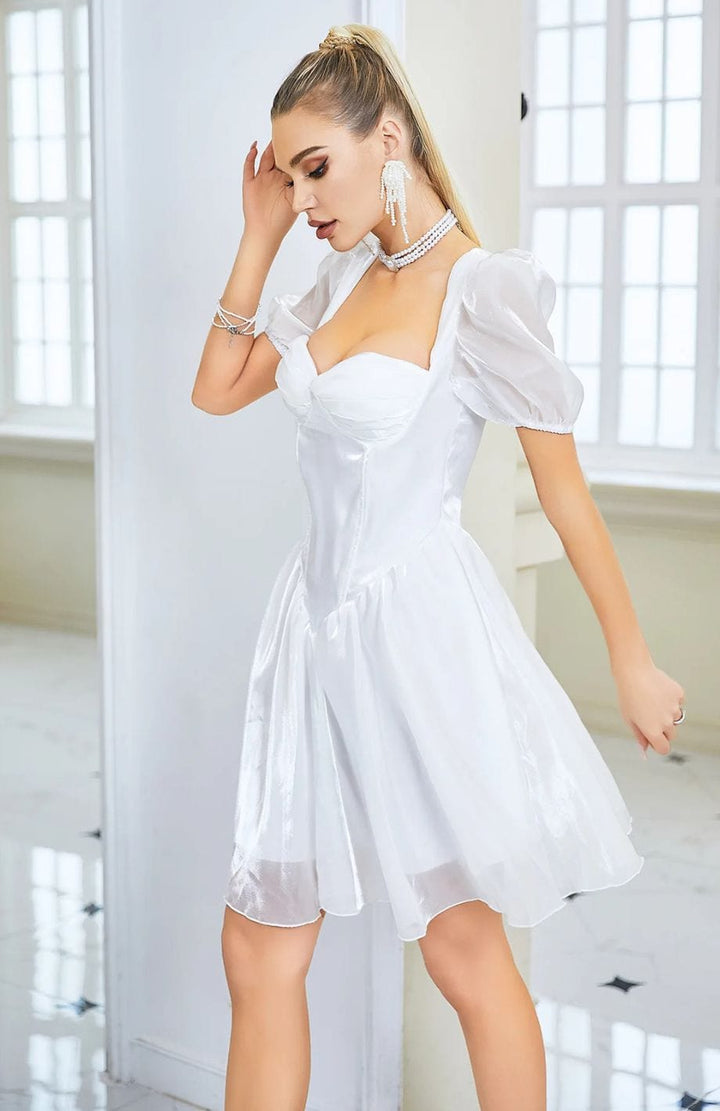 Robe Blanche Courte | Reine Rustique