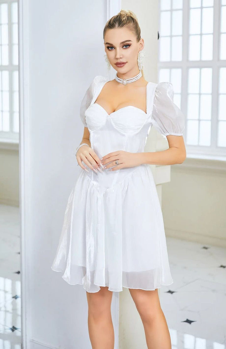 Robe Blanche Courte | Reine Rustique