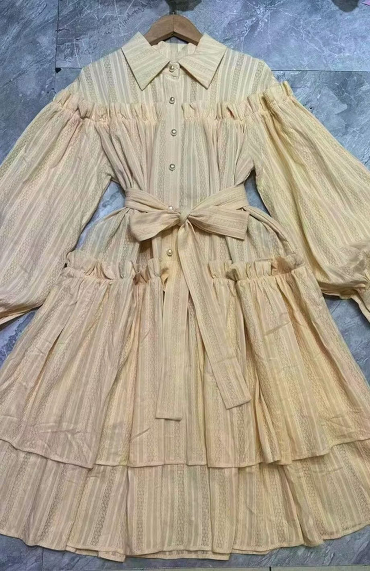 Robe Bohème Beige | Reine Rustique
