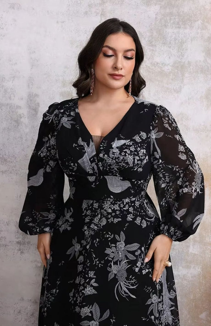 Robe Bohème Chic Invite Mariage Grande Taille | Reine Rustique