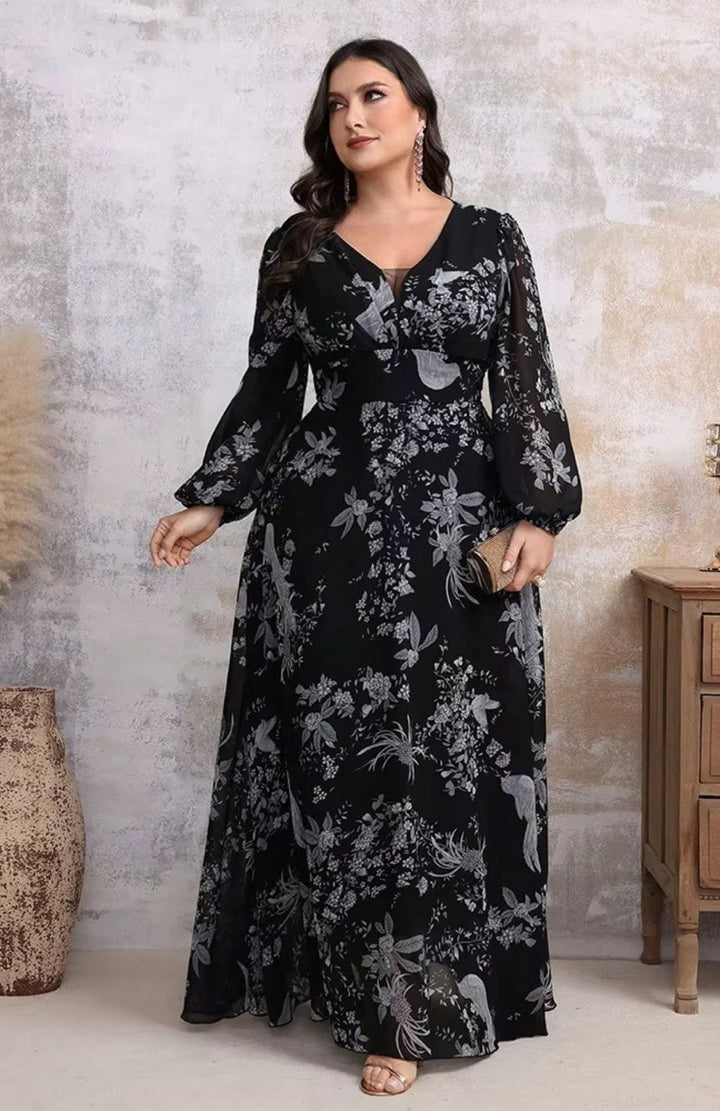 Robe Bohème Chic Invite Mariage Grande Taille | Reine Rustique