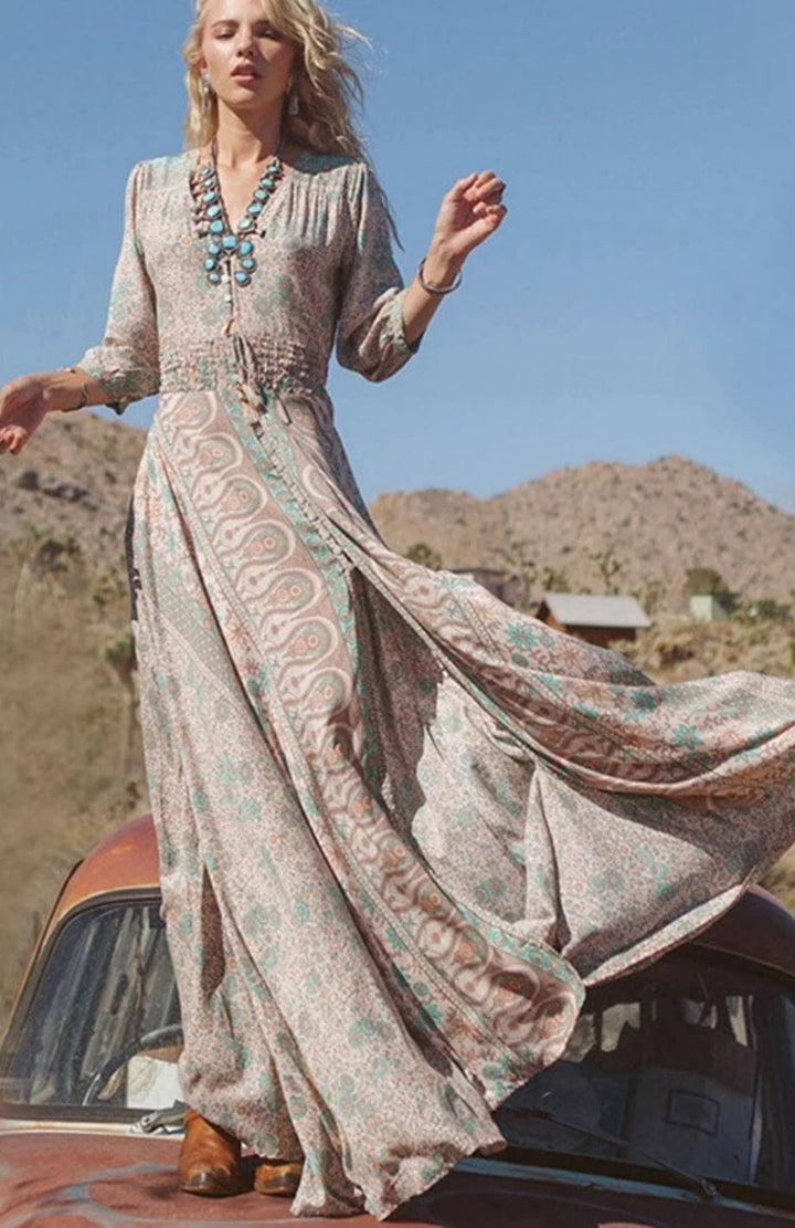 Robe Bohème Chic Luxe | Reine Rustique