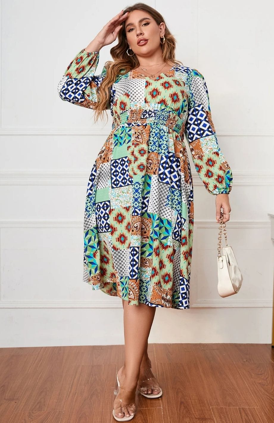 Robe Bohème Coloré | Reine Rustique COLORÉ / 1XL