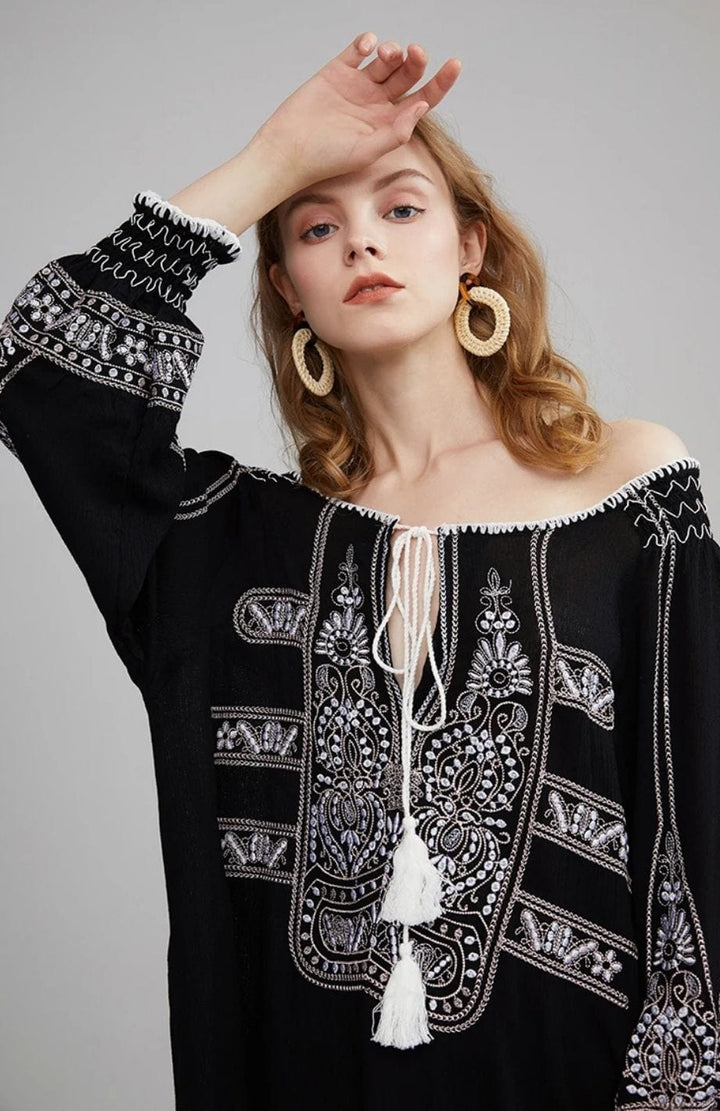 Robe Bohème Courte | Reine Rustique