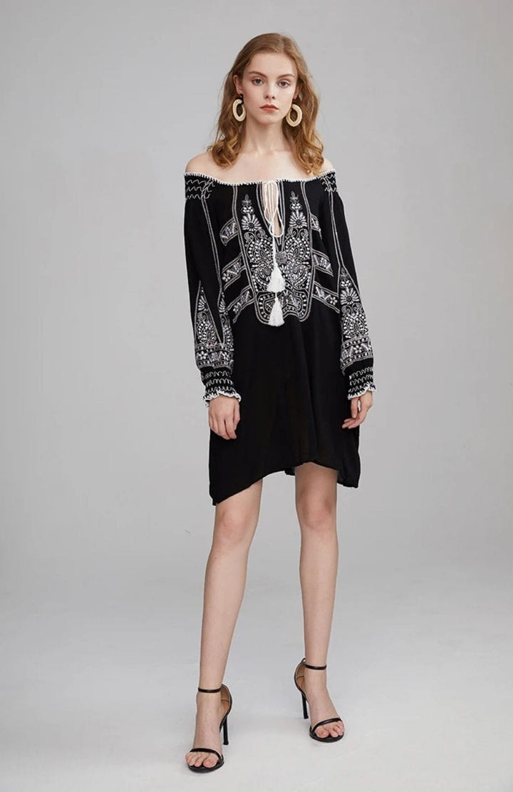 Robe Bohème Courte | Reine Rustique