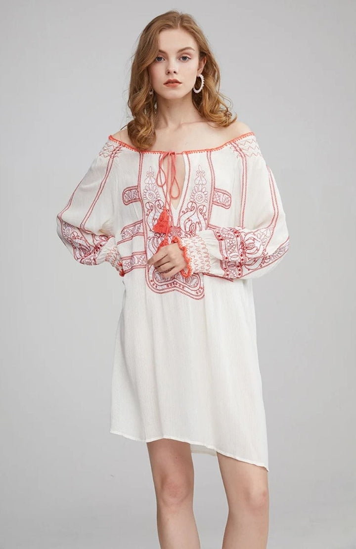 Robe Bohème Courte | Reine Rustique