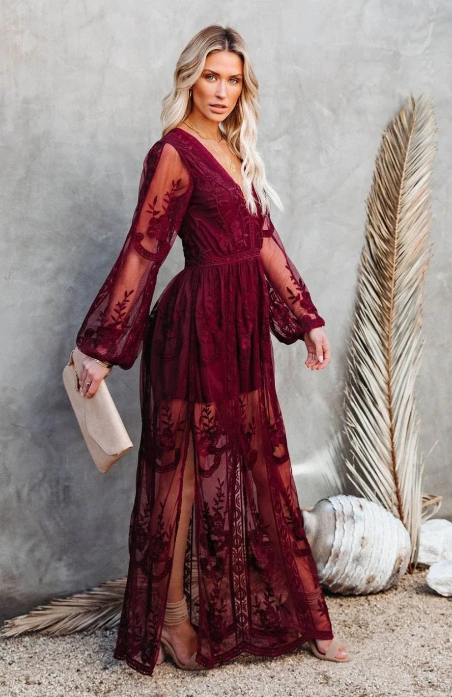 Robe Bohème Dentelle | Reine Rustique