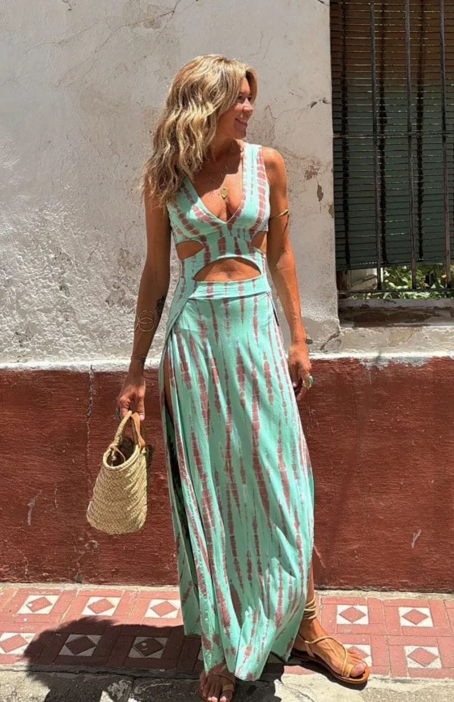 Robe Bohème Dos Nu | Reine Rustique BLEU / S