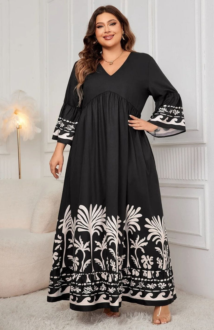 Robe Bohème Femme Ronde | Reine Rustique