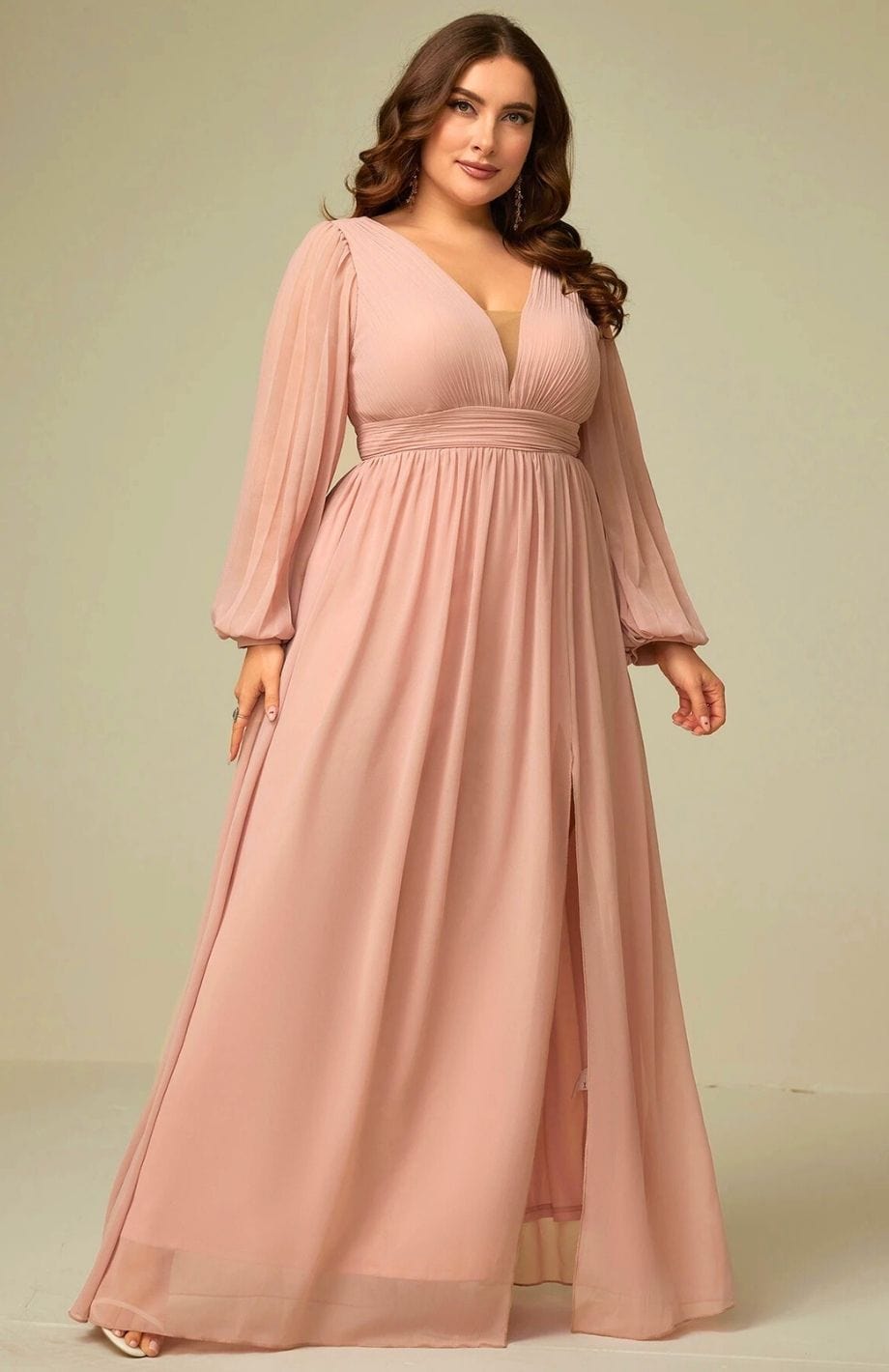 Robe Bohème Grande Taille Pour Mariage | Reine Rustique ROSE / 0XL