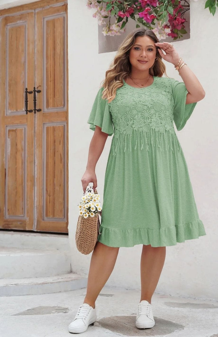 Robe Bohème Grande Taille | Reine Rustique
