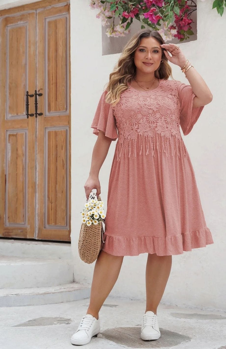 Robe Bohème Grande Taille | Reine Rustique
