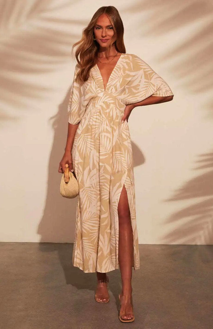Robe Bohème Hippie BEIGE / S