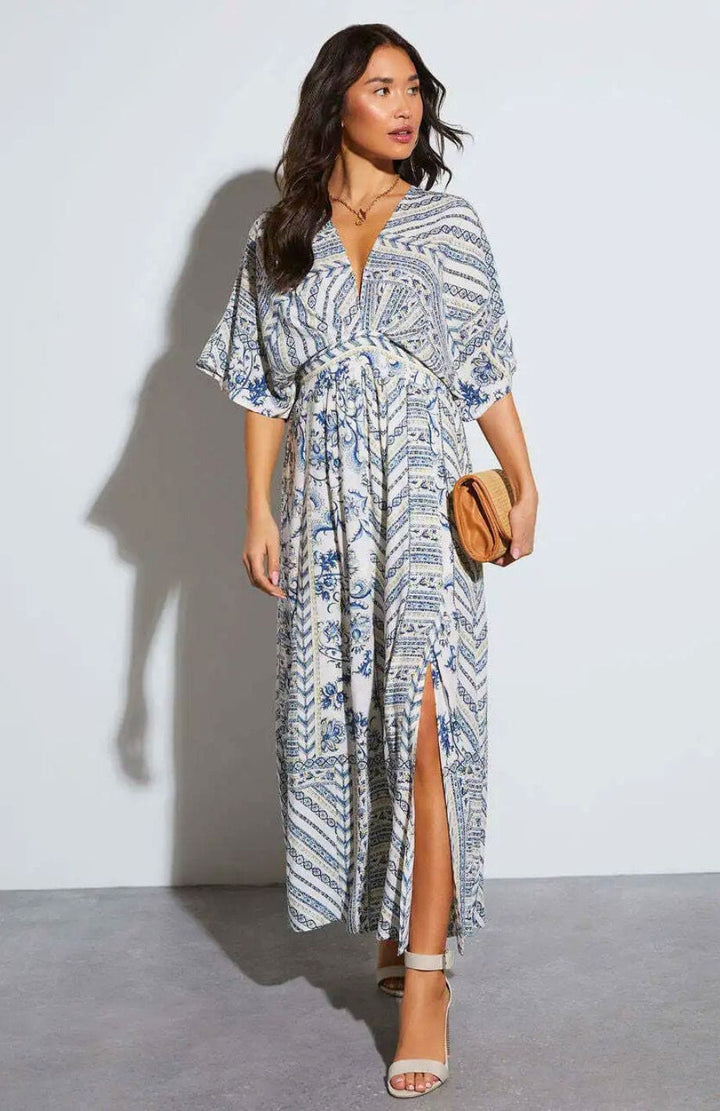Robe Bohème Hippie BLANC / S