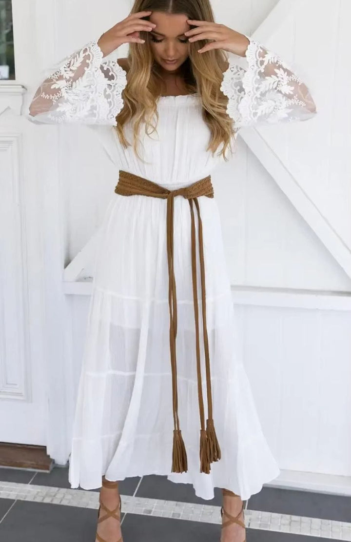 Robe Bohème Mariage Reine Rustique