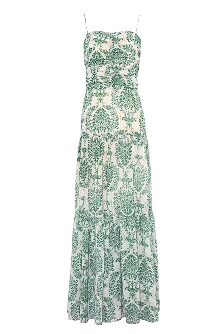 Robe Bohème Verte | Reine Rustique