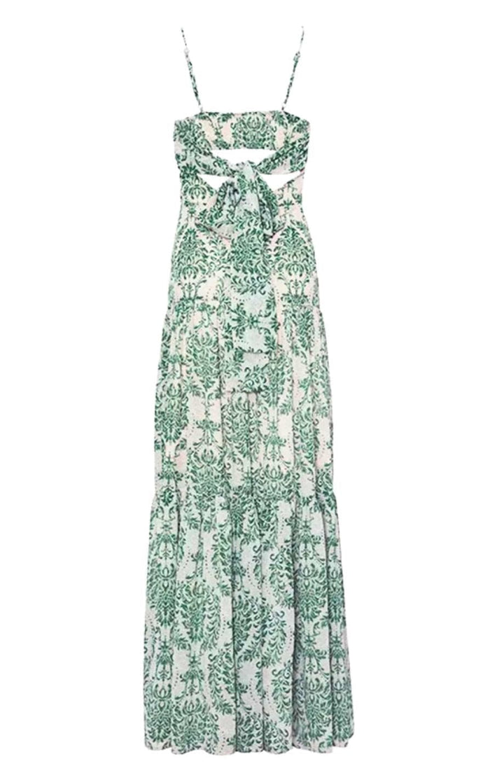 Robe Bohème Verte | Reine Rustique
