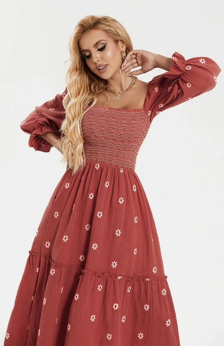 Robe Bohème Vintage | Reine Rustique