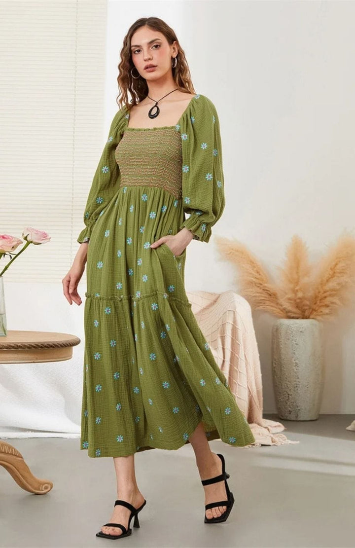 Robe Bohème Vintage | Reine Rustique