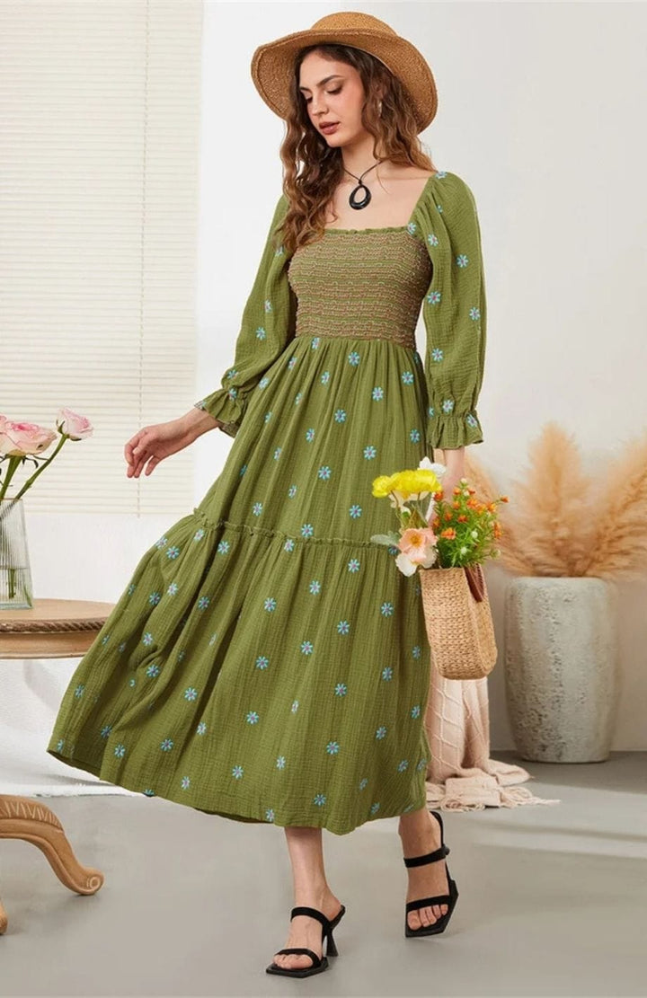 Robe Bohème Vintage | Reine Rustique