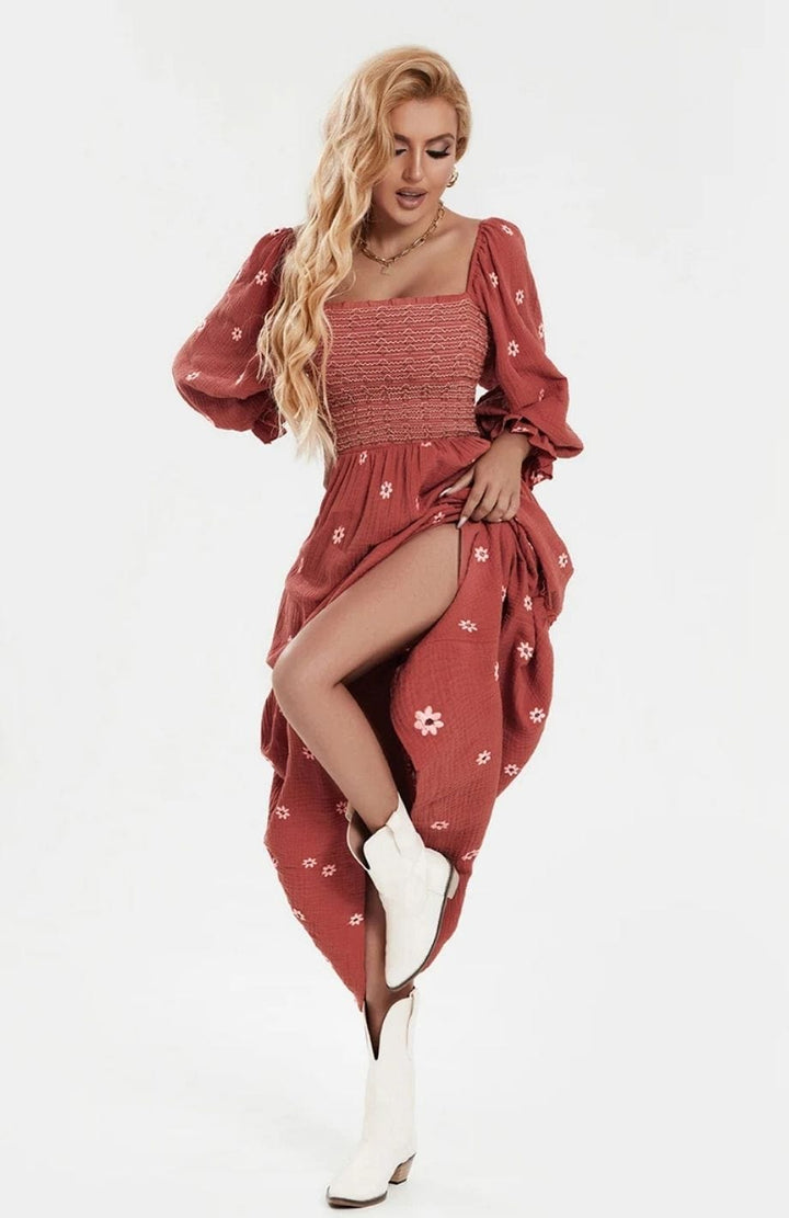 Robe Bohème Vintage | Reine Rustique