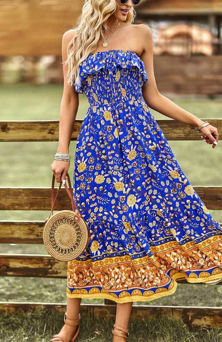 Robe Bustier Champêtre | Reine Rustique