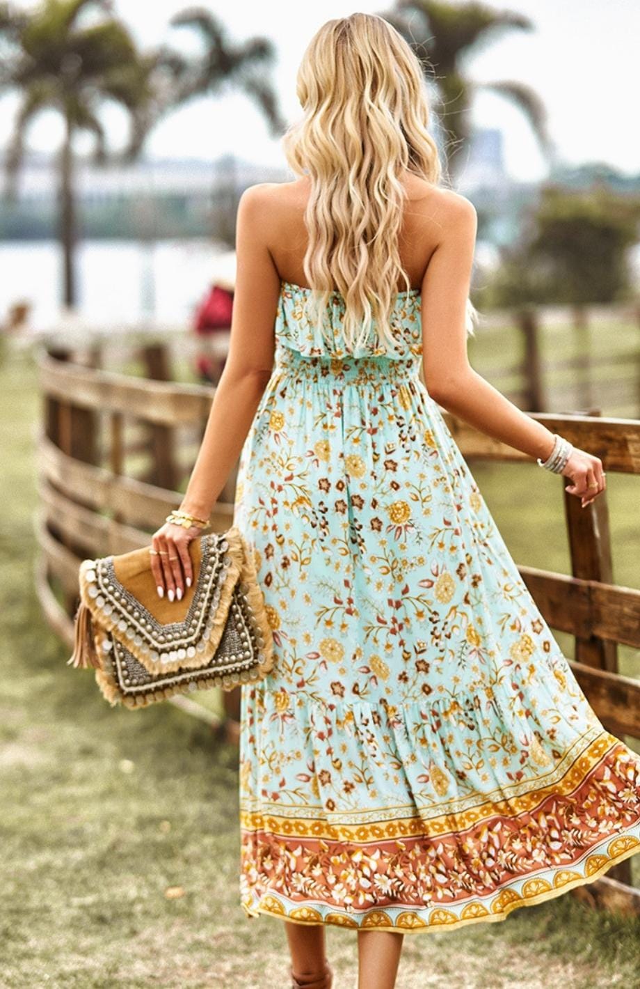 Robe Bustier Champêtre | Reine Rustique