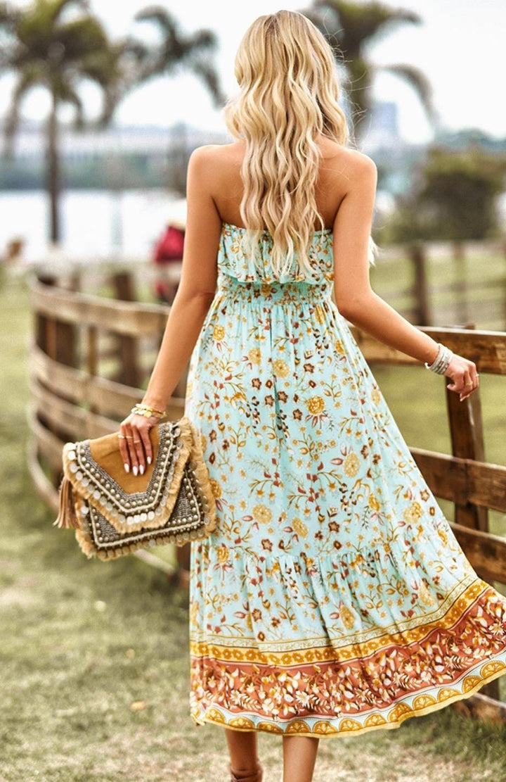 Robe Bustier Champêtre | Reine Rustique