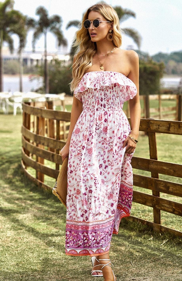 Robe Bustier Champêtre | Reine Rustique