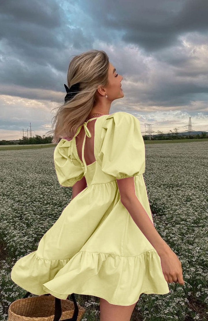 Robe Champêtre Courte | Reine Rustique
